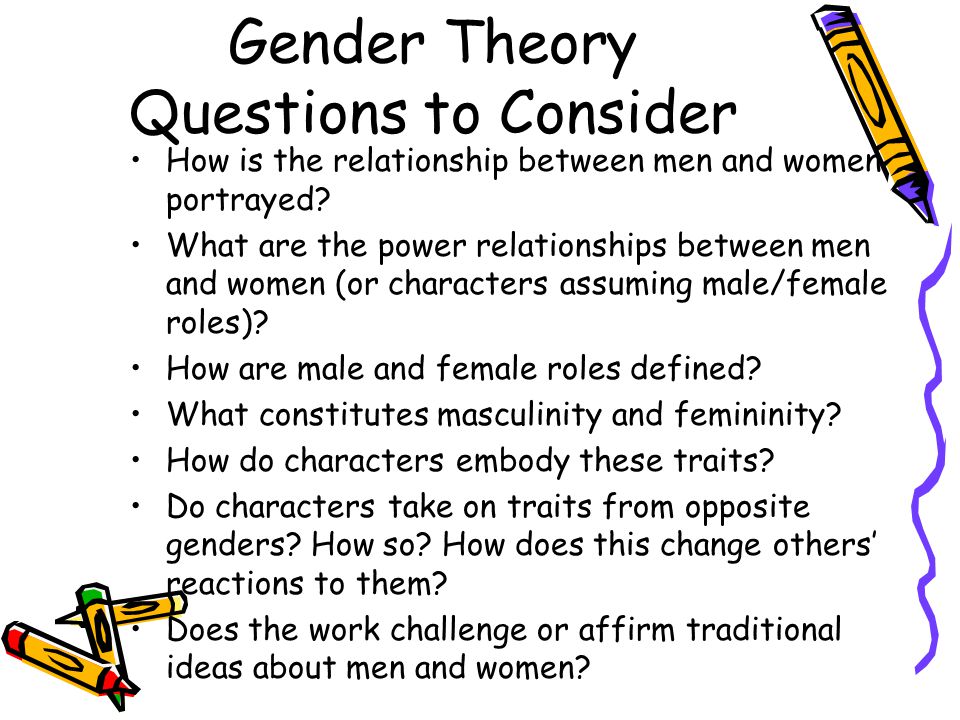 Gender Theory Questions to Consider