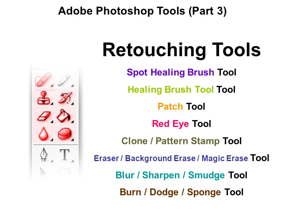 This is the Adobe Photoshop tool bar. - ppt video online download