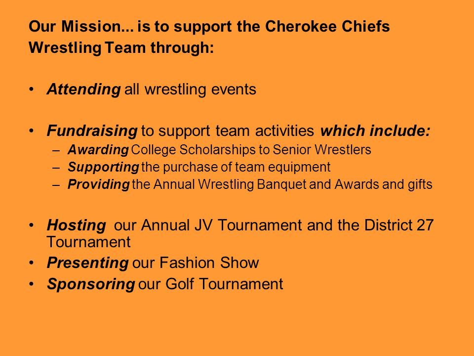 Cherokee Athletic Boosters