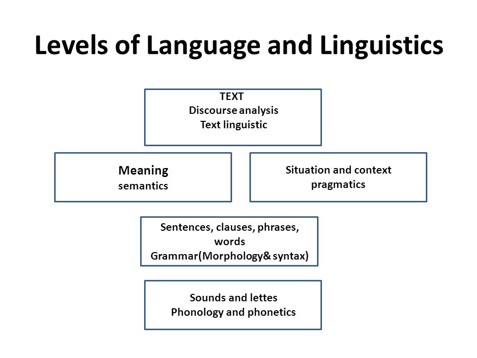 Language Linguistics. Levels of Linguistics. Levels of language Linguistics. Levels of Linguistic Analysis.