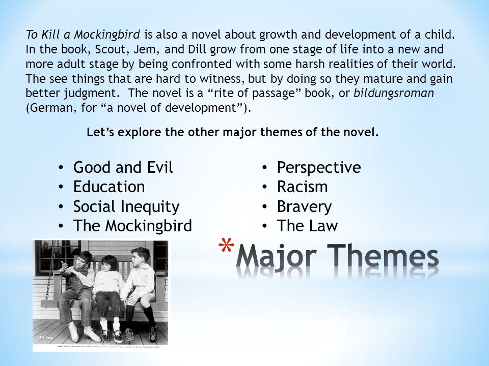 to kill a mockingbird themes