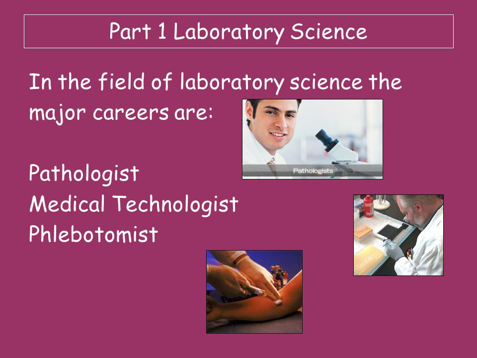 Part 1 Laboratory Science