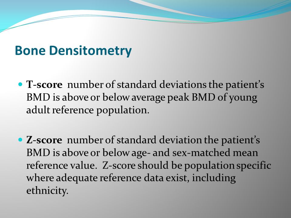 Bone Density Chart By Age