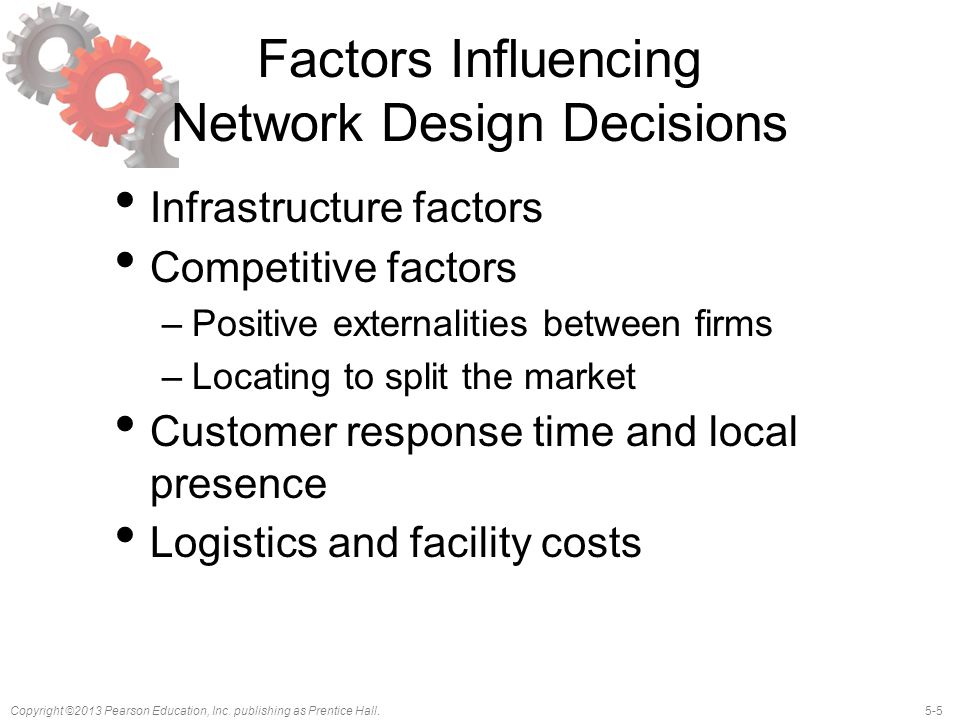 Factors Influencing Network Design Decisions
