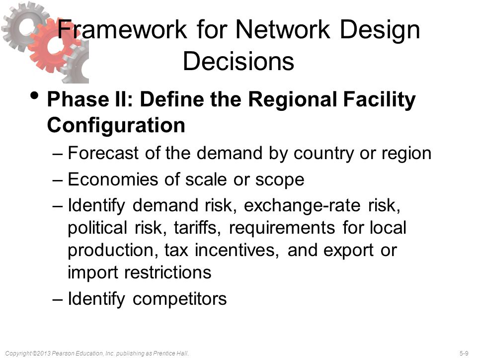 Framework for Network Design Decisions
