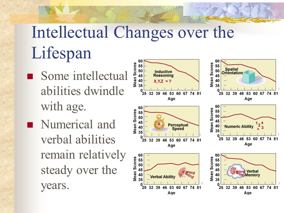 Intellectual Changes over the Lifespan