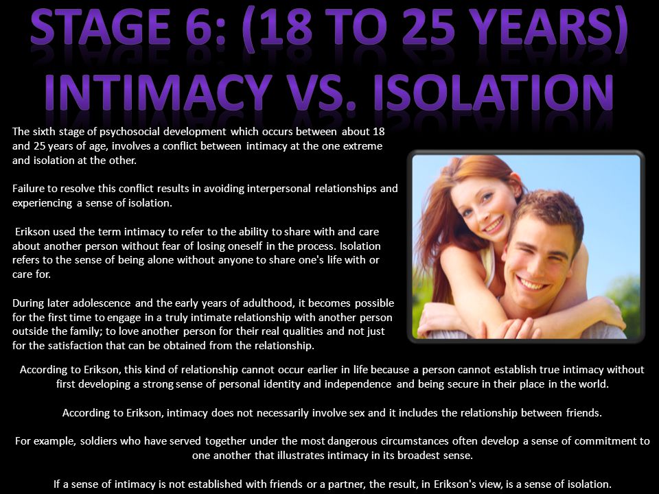 intimacy vs isolation examples