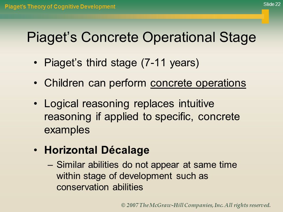 concrete operational reasoning