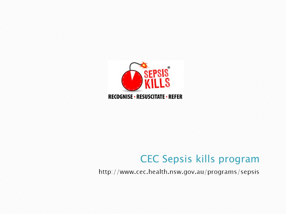 CEC Sepsis kills program