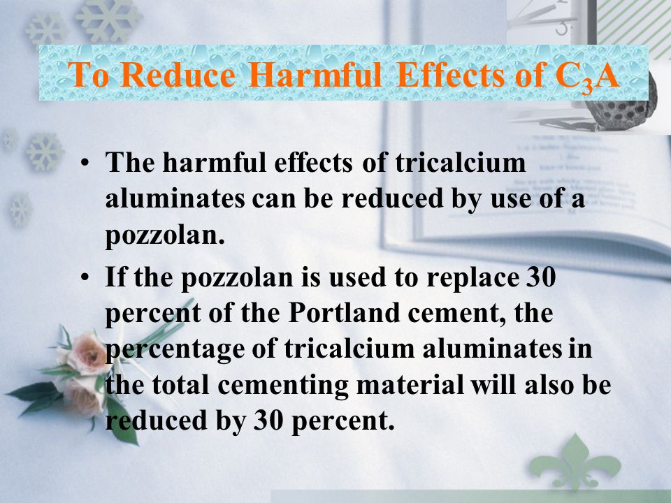 To Reduce Harmful Effects of C3A