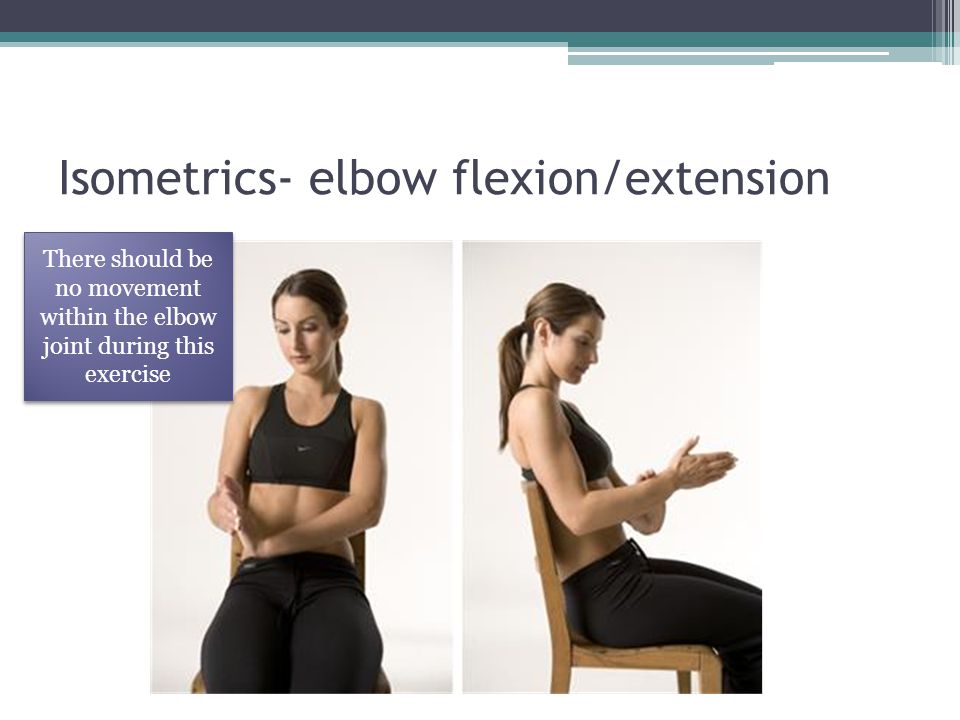 Elbow Flexion And Extension