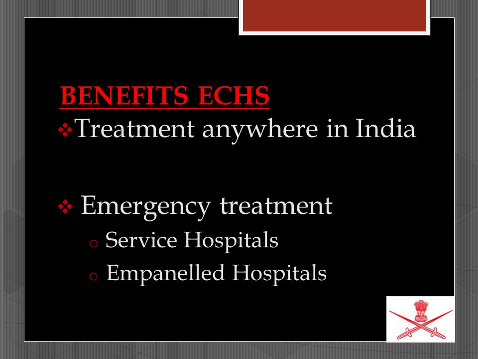 Treatment anywhere in India Emergency treatment