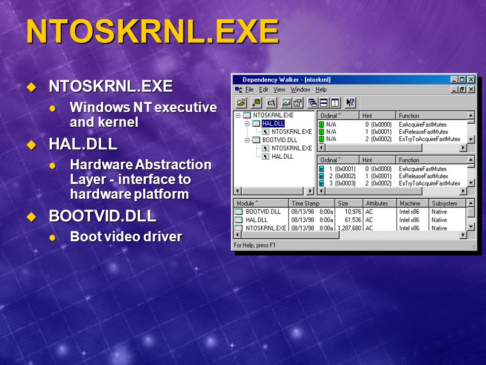 Ntoskrnl exe nt kernel system