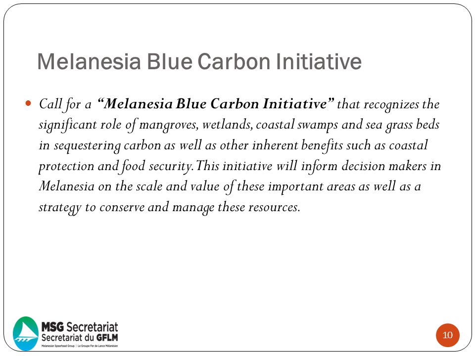 Melanesia Blue Carbon Initiative