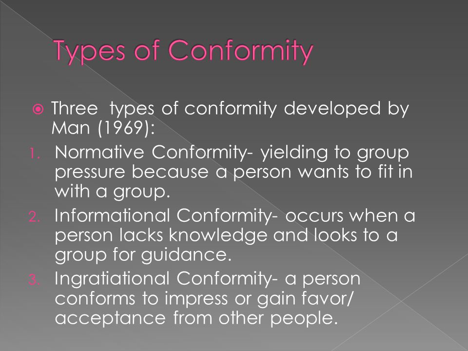 ingratiational conformity
