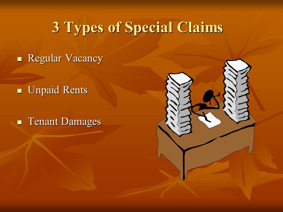 3 Types of Special Claims