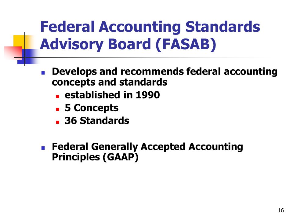 Introduction To Federal Accounting Presented By John