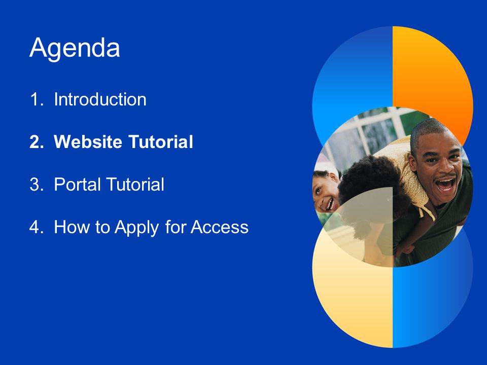 Agenda Introduction Website Tutorial Portal Tutorial