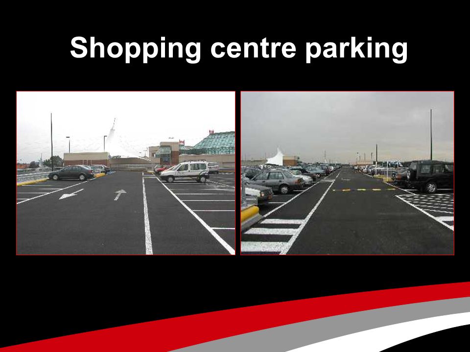 Shopping centre parking