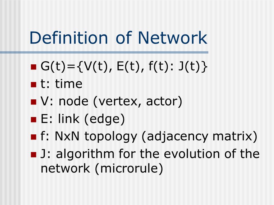 Introduction Of Network Science Ppt Download