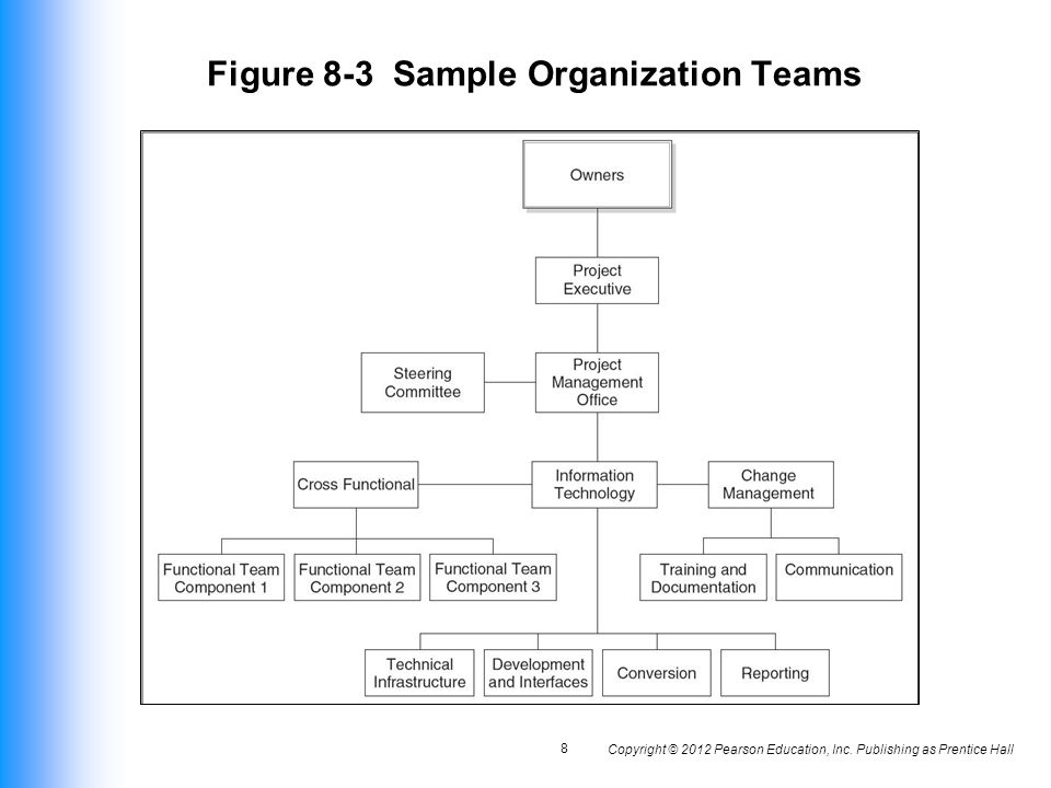 Figure 8-3 Sample Organization Teams