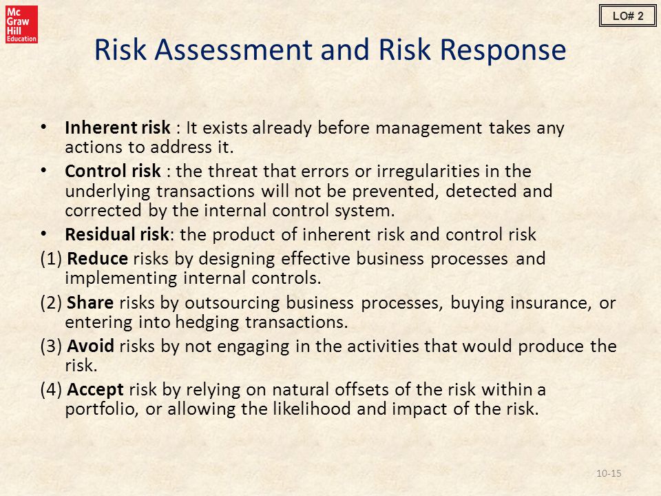 Risk Assessment and Risk Response