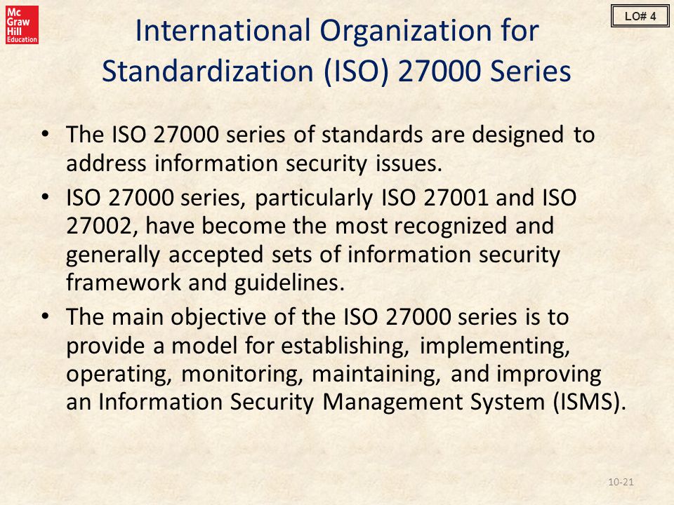 International Organization for Standardization (ISO) Series