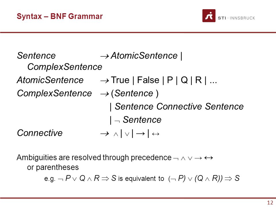 Intelligent Systems Propositional Logic Ppt Download