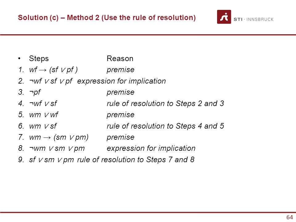 Intelligent Systems Propositional Logic Ppt Download