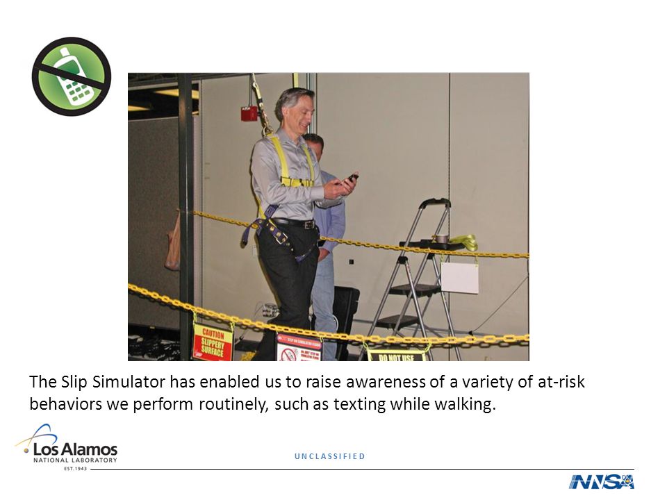 Slip Simulator Integrating Safety into Science - ppt download