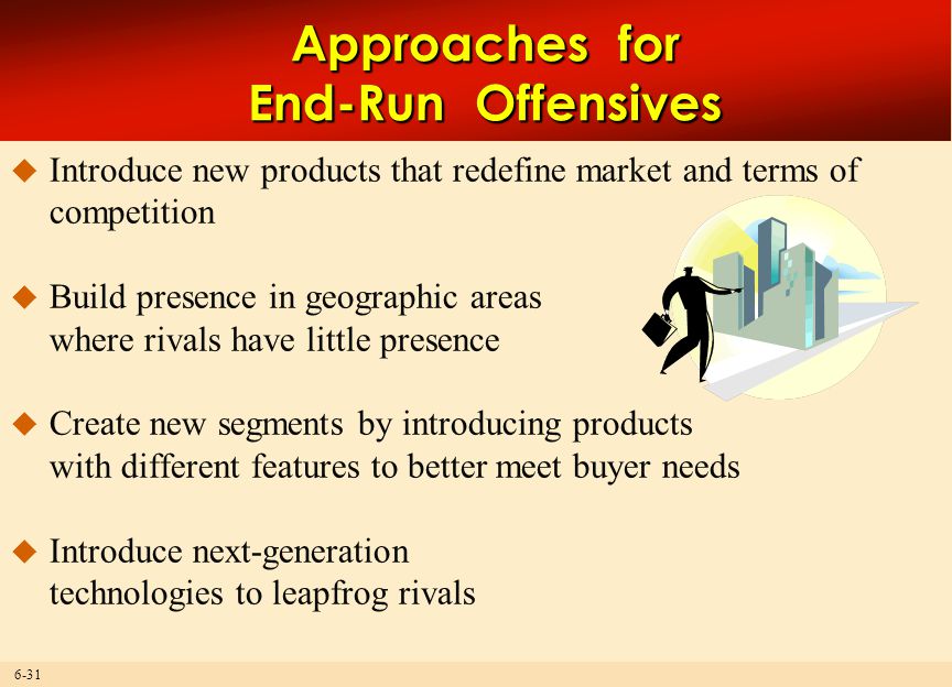 Approaches for End-Run Offensives