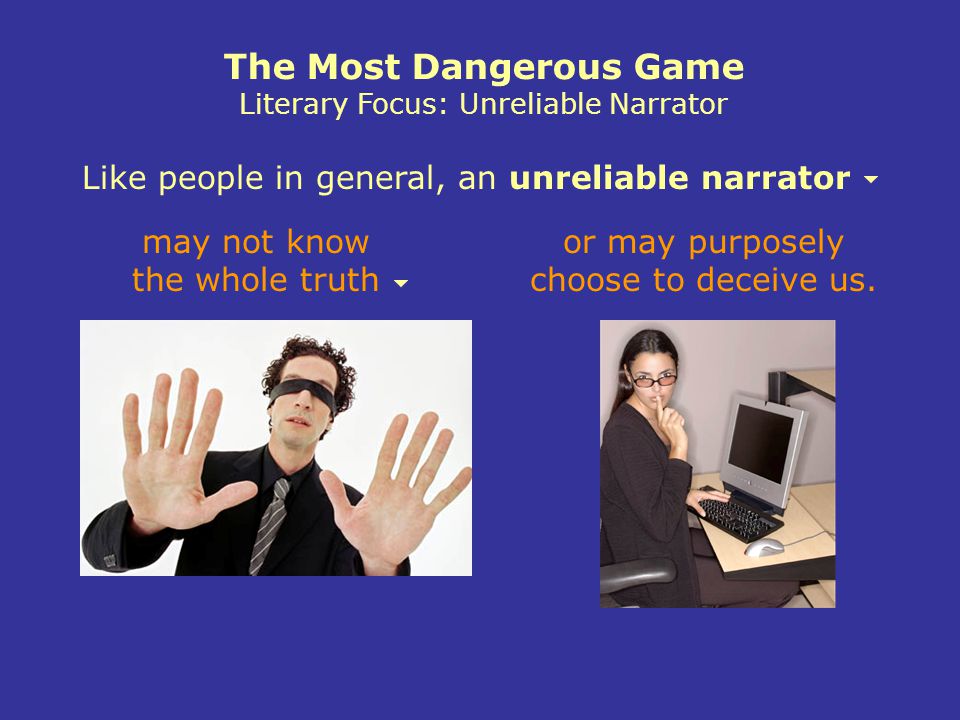 who is the narrator in the most dangerous game