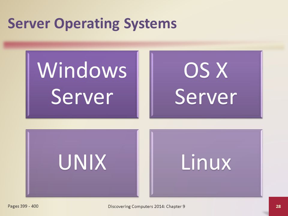 Server Operating Systems