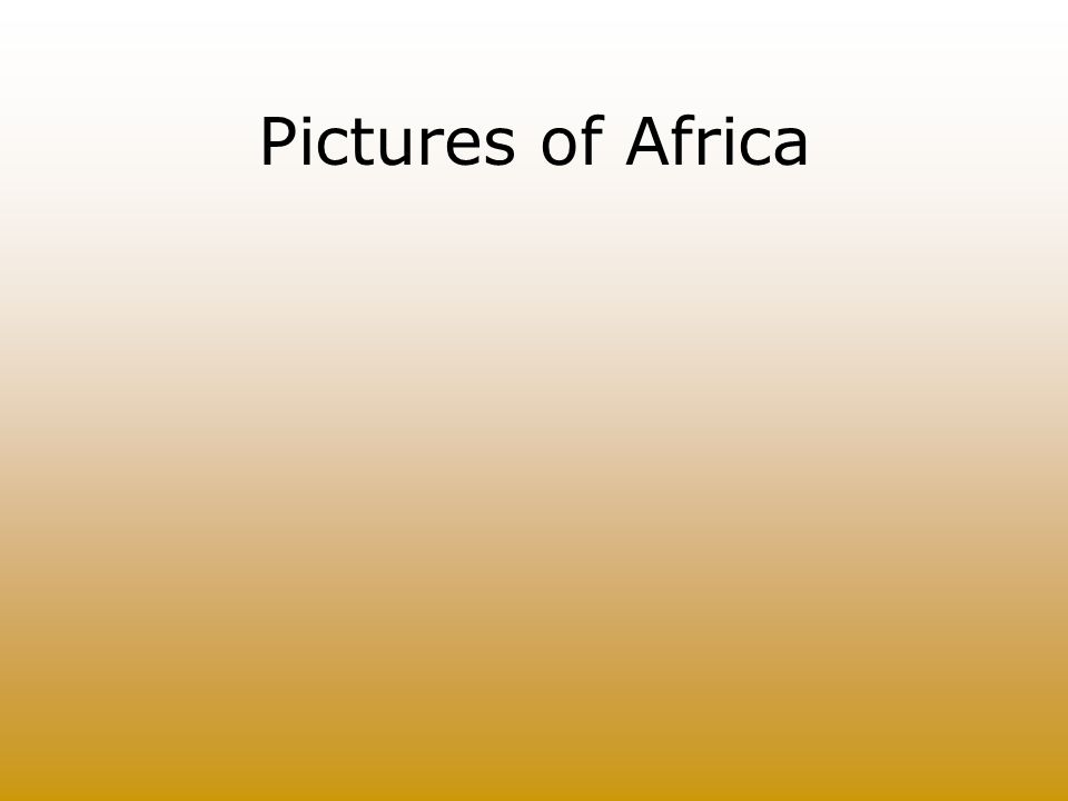 Pictures of Africa