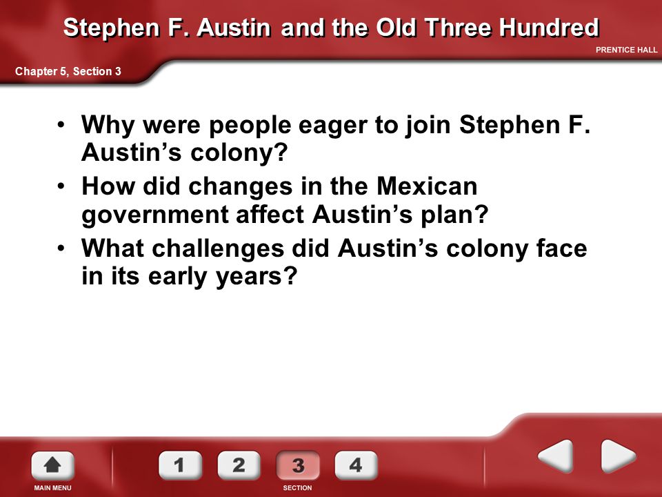 Stephen F. Austin and the Old Three Hundred
