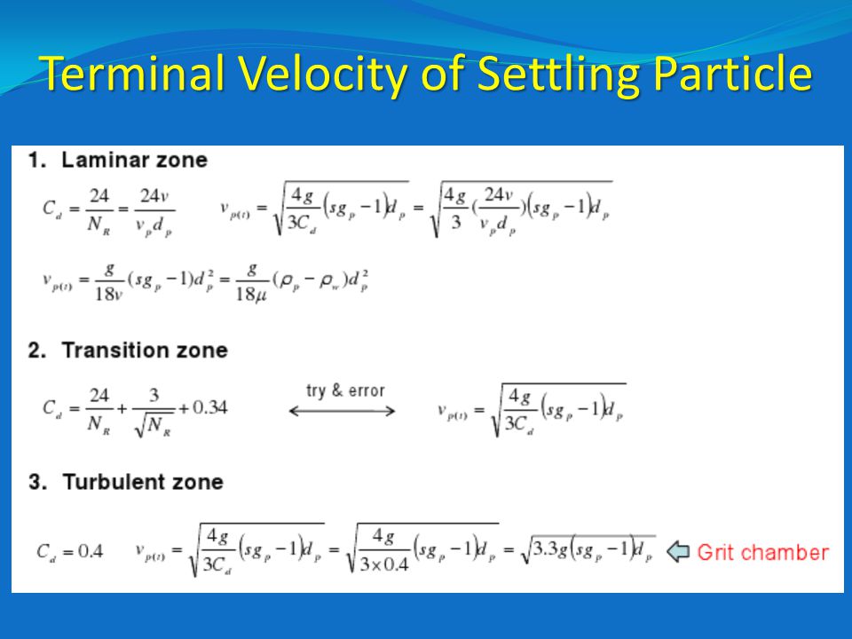 Stoke's Law and Settling Particles - ppt video online download