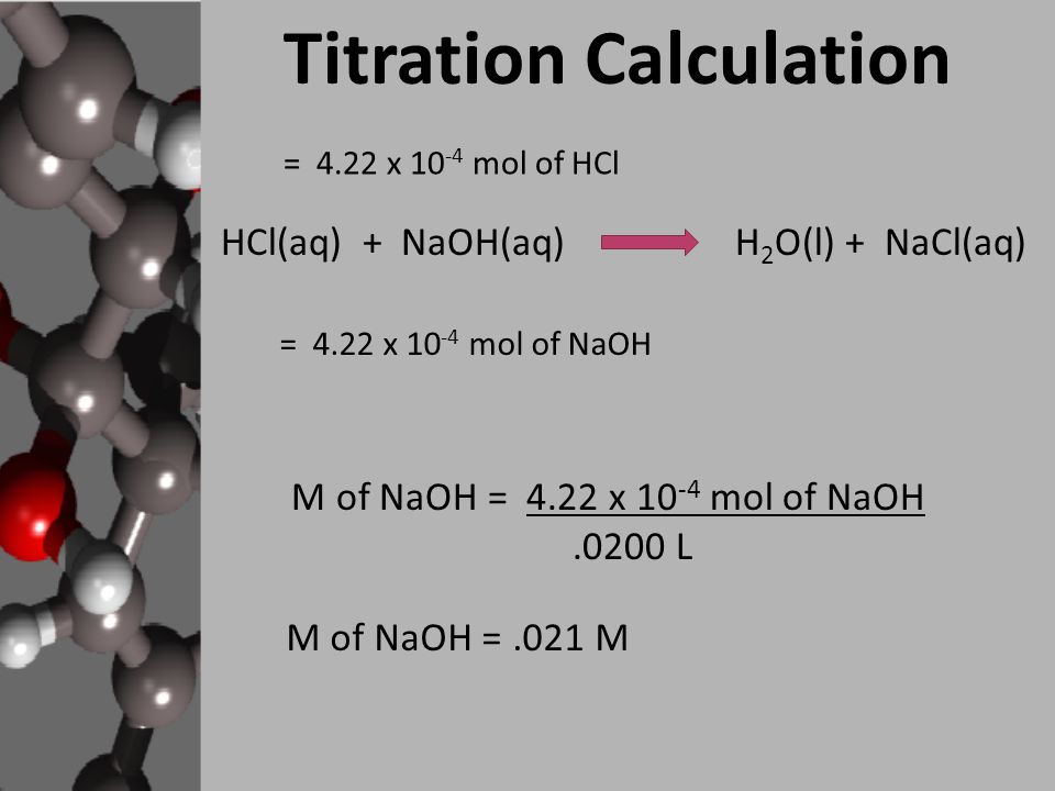 Titration Calculation