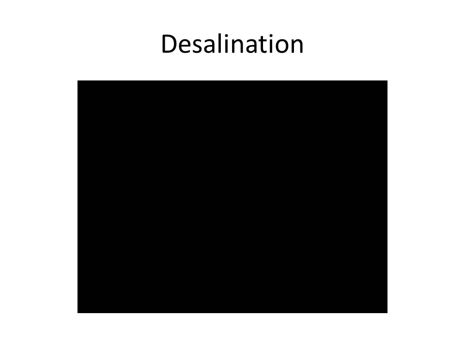 Desalination