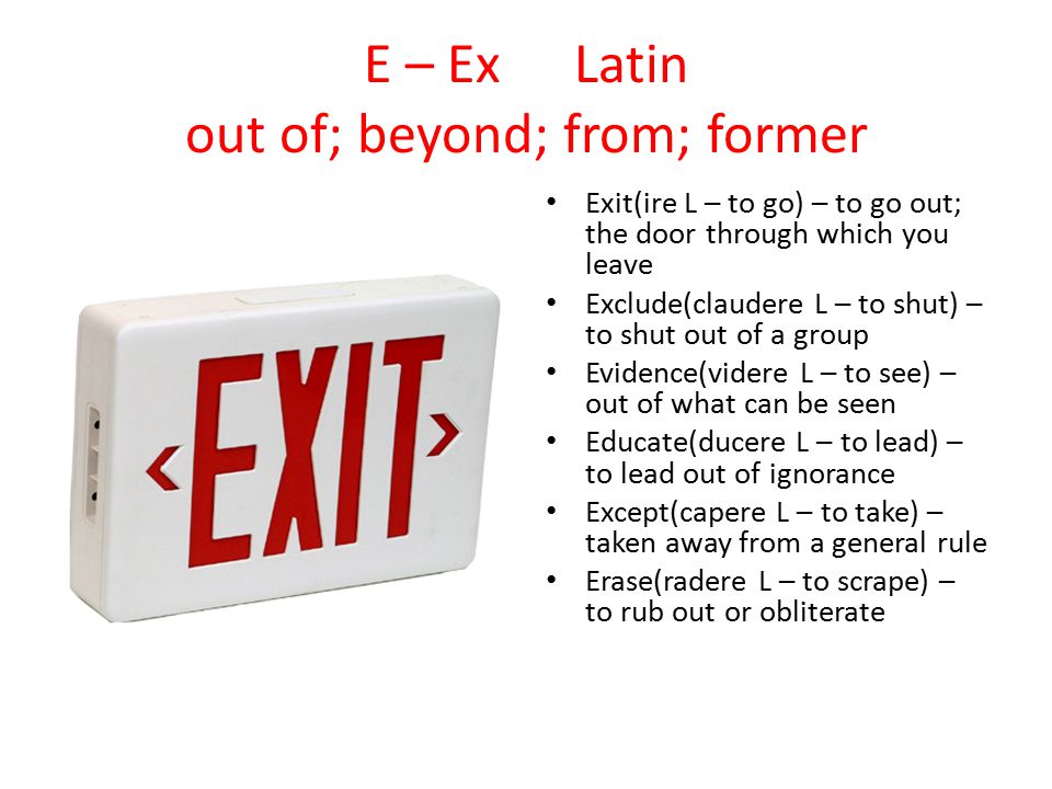 Ex Latin