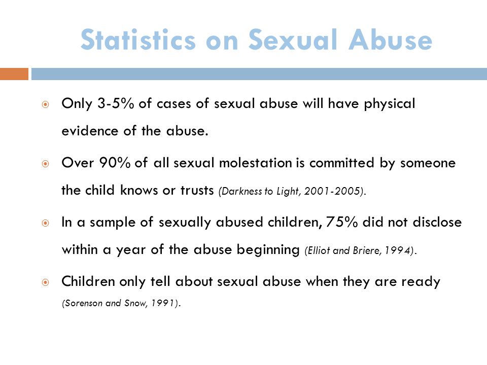 Statistics on Sexual Abuse