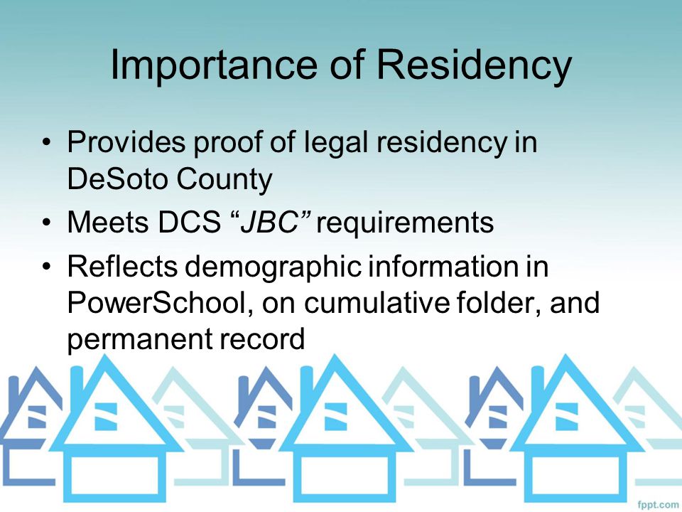 Importance of Residency