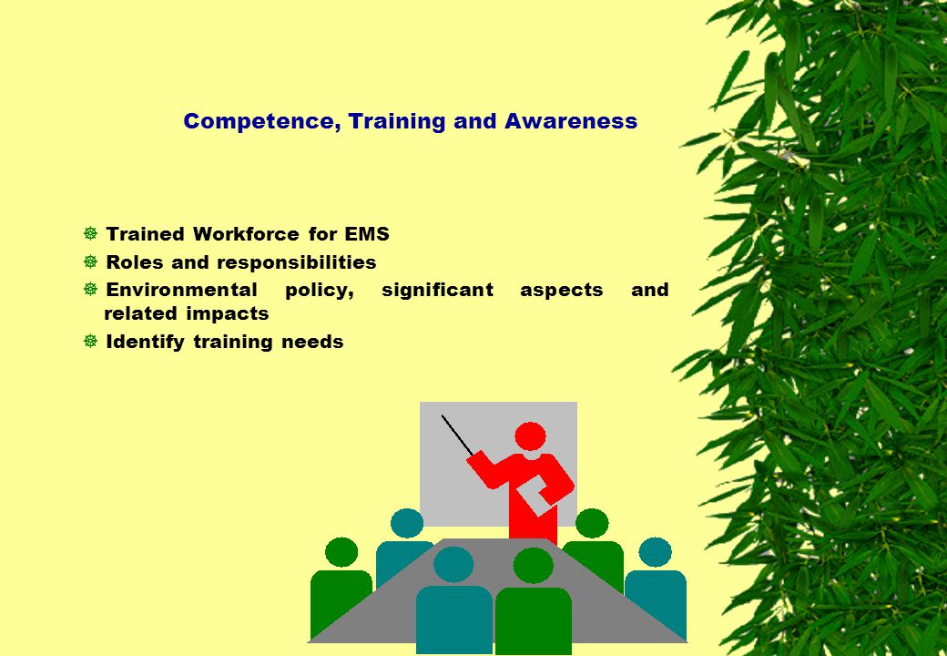 Competence, Training and Awareness