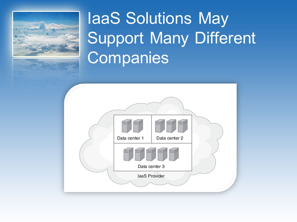 IaaS Solutions May Support Many Different Companies