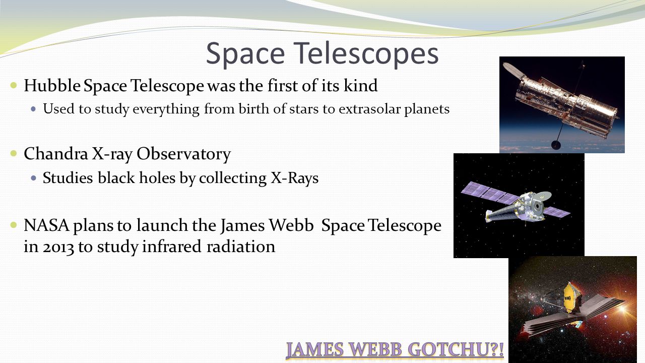 Space Telescopes James Webb Gotchu !