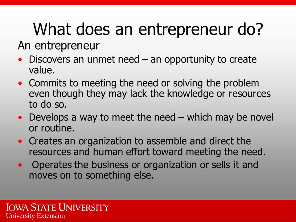 Entrepreneurship Meaning