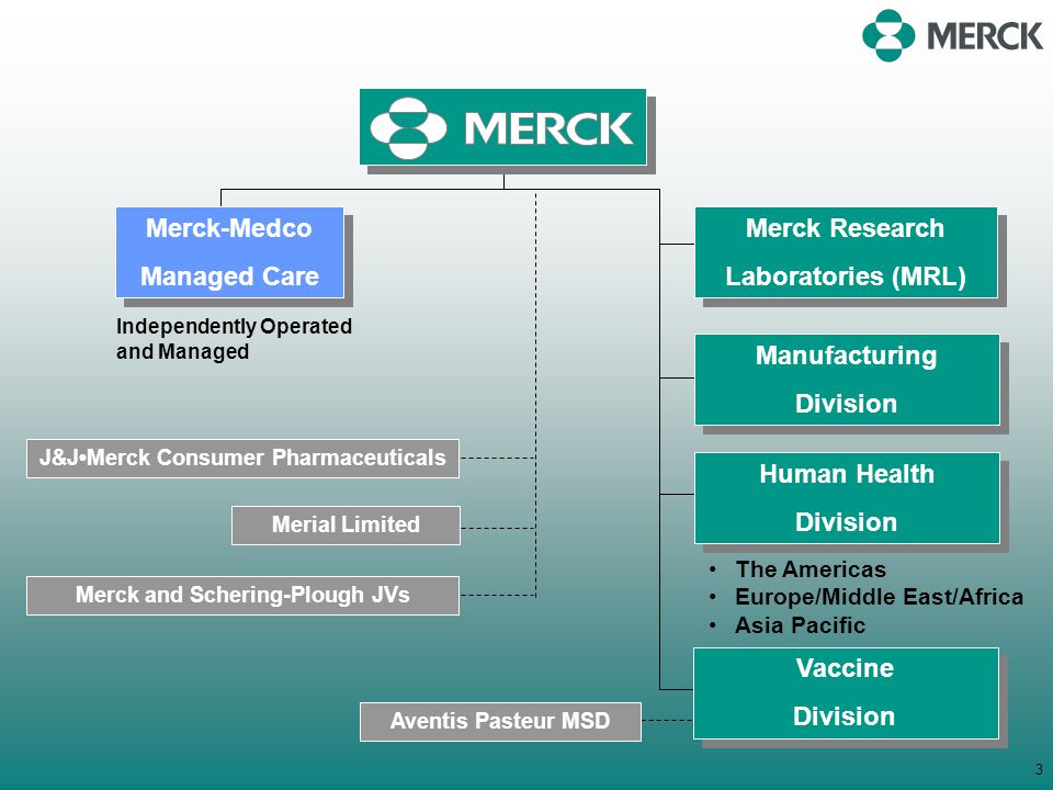 Merck Organizational Chart