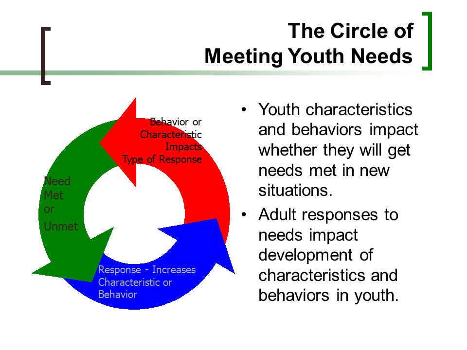 The Circle of Meeting Youth Needs