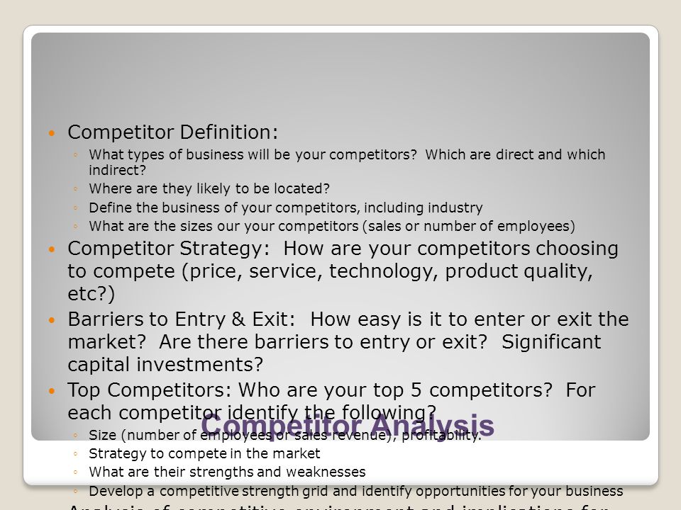 What is Competitive Analysis? Competitive Analysis Definition