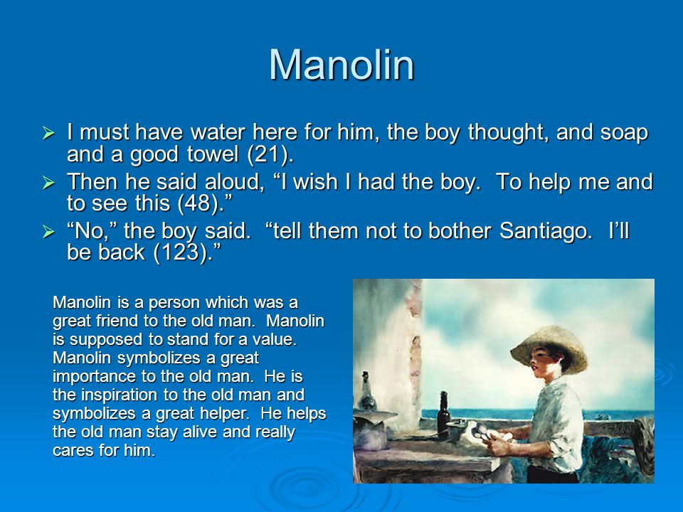 manolin old man and the sea