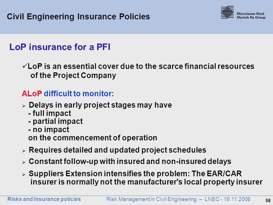 Risks And Insurance Policies Ppt Download